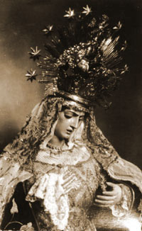 Virgen de las Angustias. José Montes de Oca, 1738 (atribución).