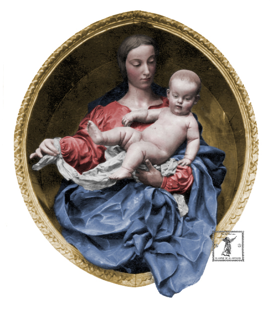 Virgen de Belen (corpiño carmin)