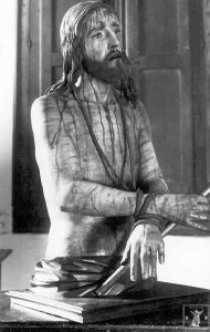 El Ecce-Homo de Mena fotografiado por Orueta antes de 1914.