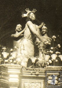 El misterio del Señor de Azotes y Columna en una imagen próxima a 1922.
